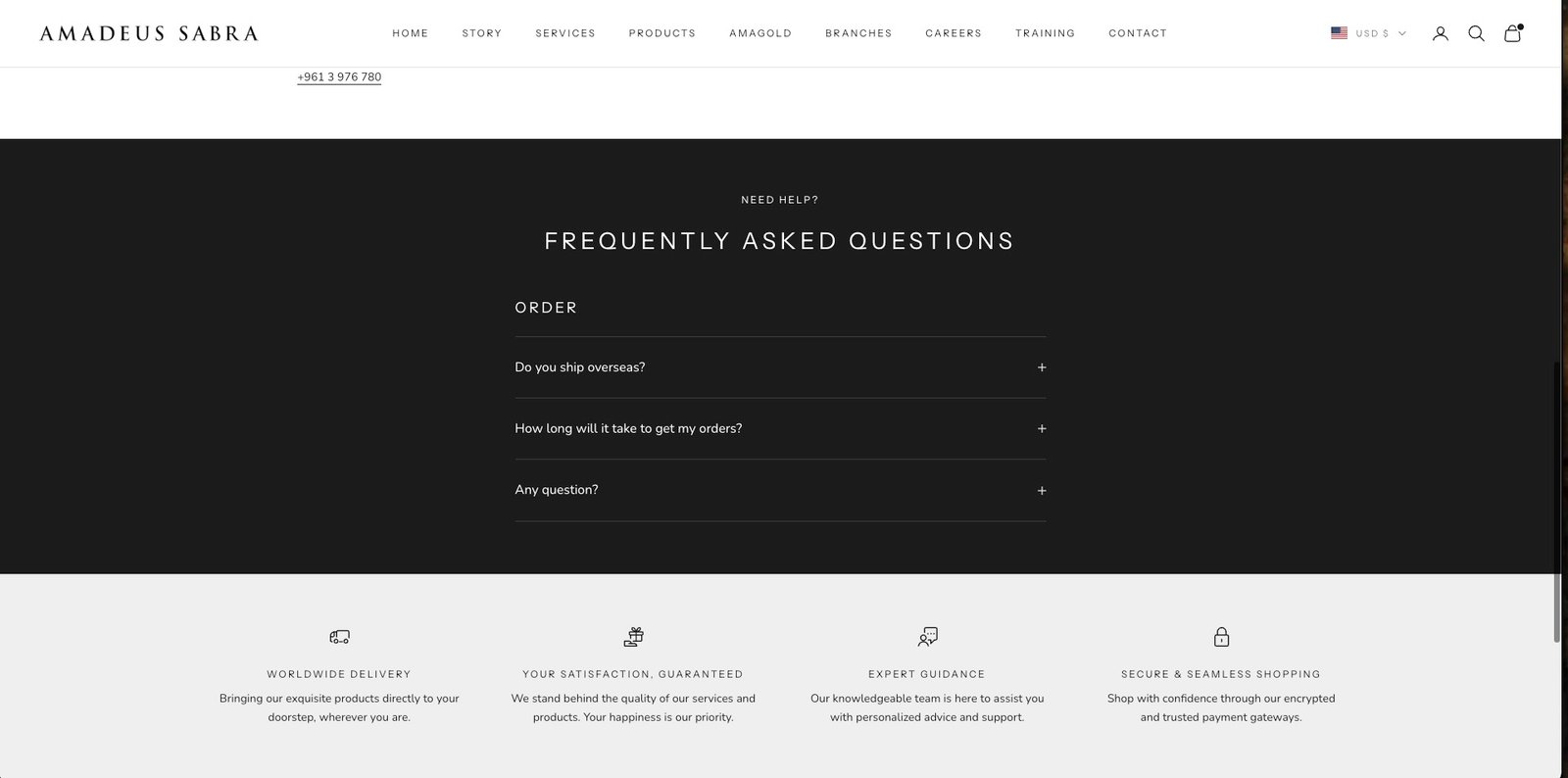 Page FAQ