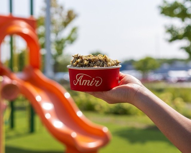 Photographie Amir — wraps, salades et détails