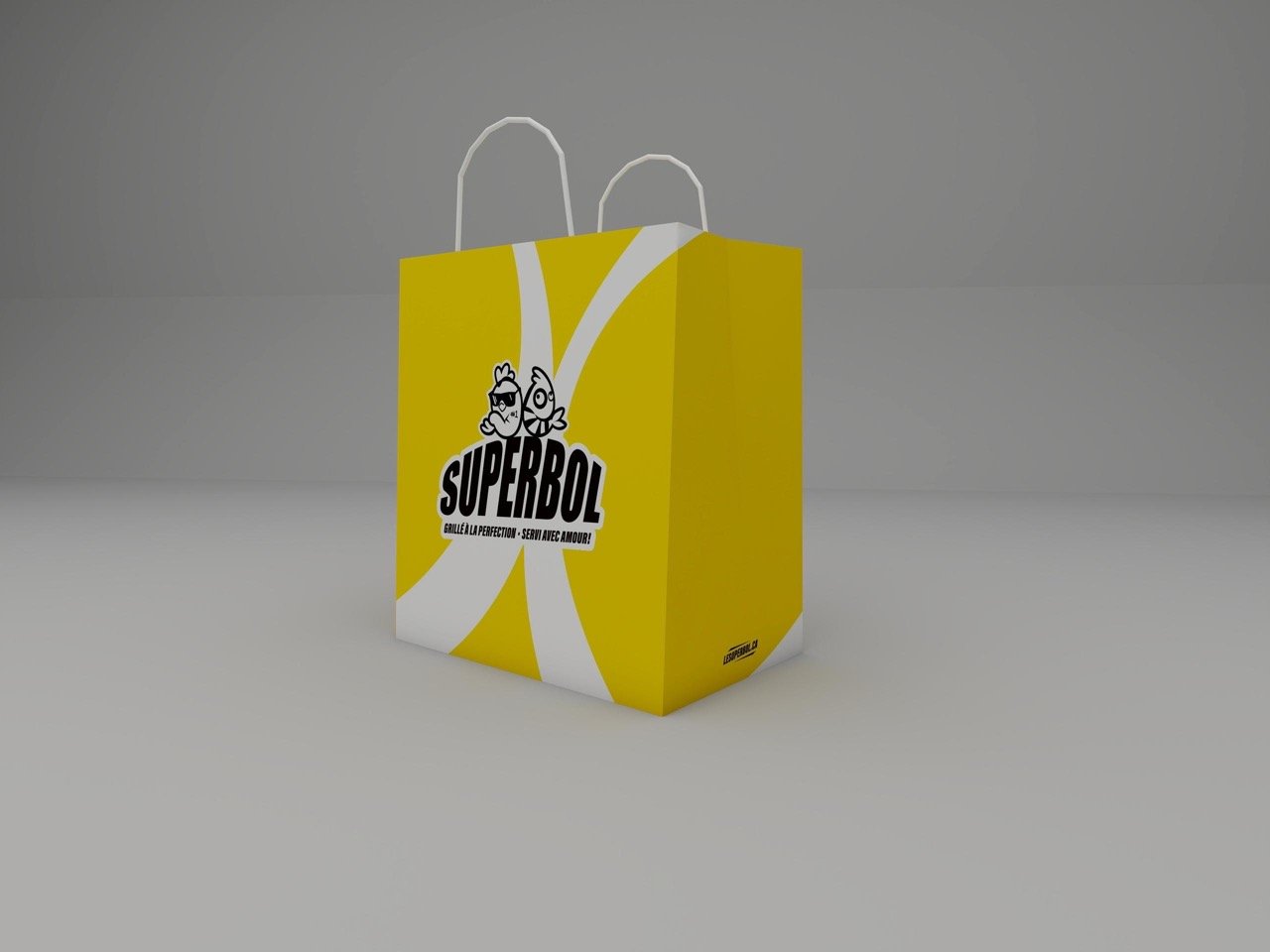 Sac en papier de marque