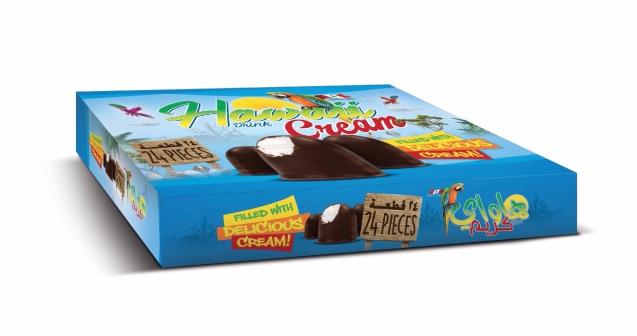 Emballage de collation à la crème